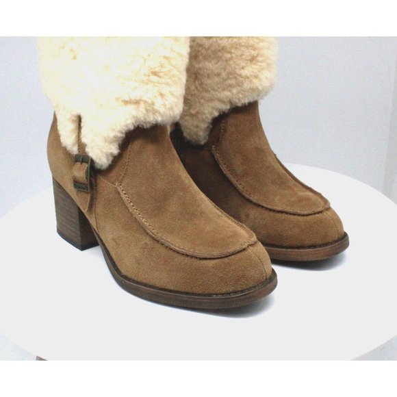 Bearpaw Shoes - Women's Bearpaw Obsidian Mid Calf Fur Boot